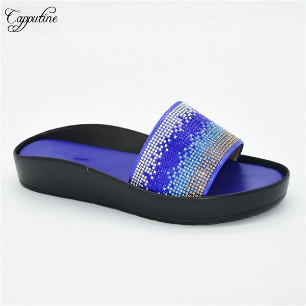 dress shoes royal blue african lady heel casual slipper with rhinestones for party 222-1 height 3cm, Black
dress shoes royal blue african lady heel casual slipper with rhinestones for party 222-1 height 3cm, Black