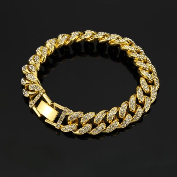 link, chain 2021 arrived men hip hop iced out bling cz bracelet fashion 20cm long miami cuban link bracelets mens hiphop jewelry gifts, Black
link, chain 2021 arrived men hip hop iced out bling cz bracelet fashion 20cm long miami cuban link bracelets mens hiphop jewelry gifts, Black