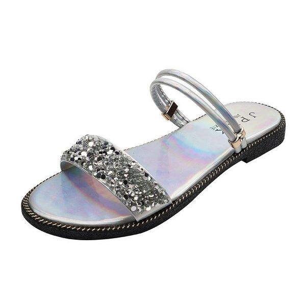 summer flat slippers women open-toe round toe house shoes woman fashion ladies sequins decoration slides for home, Black
summer flat slippers women open-toe round toe house shoes woman fashion ladies sequins decoration slides for home, Black