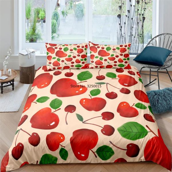 bedding sets red orange set fruit double king duvet quilt cover bedclothes pillowcase 2/3pcs comforter home textile
bedding sets red orange set fruit double king duvet quilt cover bedclothes pillowcase 2/3pcs comforter home textile