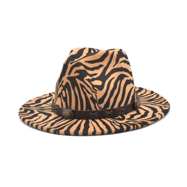 wide brim hats autumn and winter zebra worsted hat fedoras outdoor travel warm fedora women, Blue;gray
wide brim hats autumn and winter zebra worsted hat fedoras outdoor travel warm fedora women, Blue;gray