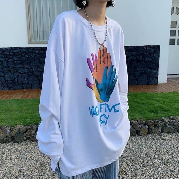 long sleeve t-shirt women 2021 autumn tee shirt femme harajuku mujer fashion print streetwear camisetas de mujer, White
long sleeve t-shirt women 2021 autumn tee shirt femme harajuku mujer fashion print streetwear camisetas de mujer, White