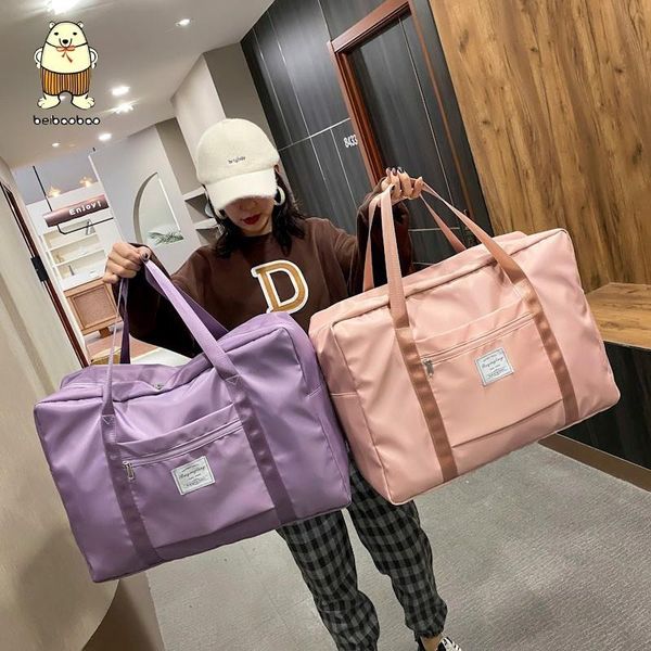 duffel bags beibaobao 2021 large capacity travel bag sport daily handbag nylon waterproof fitness clothing shoulder for women
duffel bags beibaobao 2021 large capacity travel bag sport daily handbag nylon waterproof fitness clothing shoulder for women
