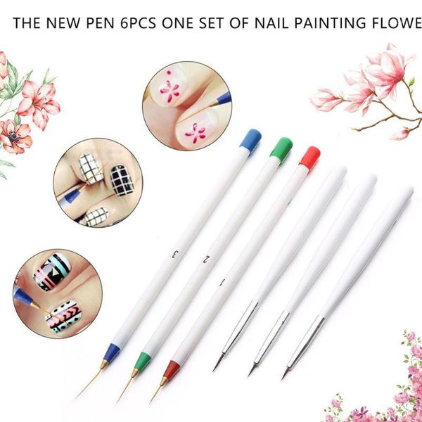 6pcs nail art design brush dotting painting drawing striping liner pen tool set1
6pcs nail art design brush dotting painting drawing striping liner pen tool set1