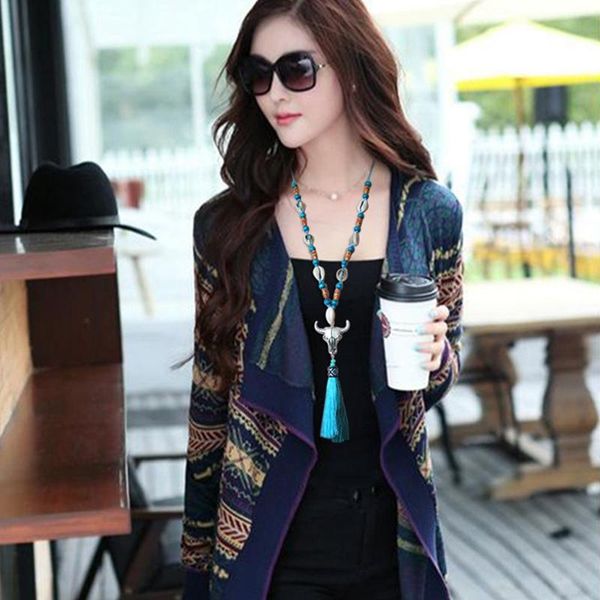 pendants ydgy bohemian fashion blue silk thread fringed cowhead shell long necklace sweater chain accessories, Black
pendants ydgy bohemian fashion blue silk thread fringed cowhead shell long necklace sweater chain accessories, Black