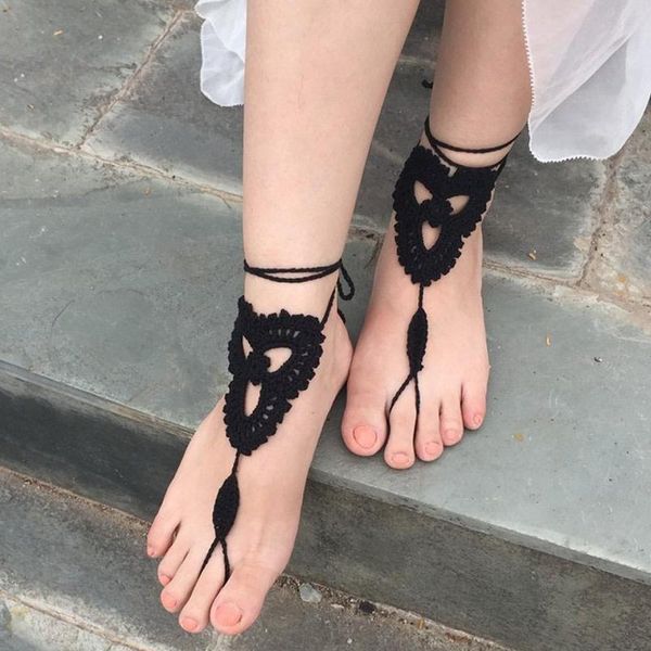 anklets 14 colors beach wedding crochet barefoot sandals nude shoes foot jewelry victorian lace bridal anklet accessories, Red;blue
anklets 14 colors beach wedding crochet barefoot sandals nude shoes foot jewelry victorian lace bridal anklet accessories, Red;blue