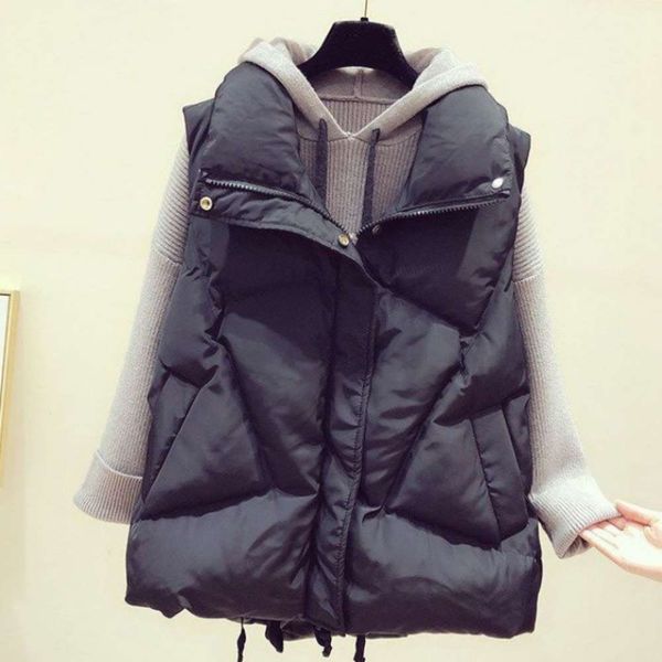 vest women's short autumn winter vest women wear loose down cotton bread jacket women, White
vest women's short autumn winter vest women wear loose down cotton bread jacket women, White