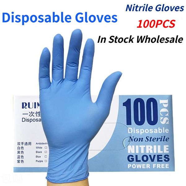 disposable gloves 100pc nitrile waterproof powder latex for household kitchen laboratory cleaning
disposable gloves 100pc nitrile waterproof powder latex for household kitchen laboratory cleaning