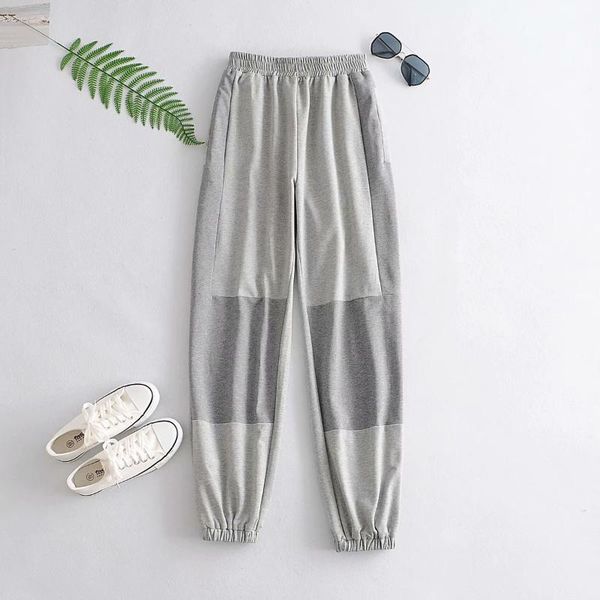 women's pants & capris 2021 ladies summer sports wind elastic waist color matching stitching harem women, Black;white
women's pants & capris 2021 ladies summer sports wind elastic waist color matching stitching harem women, Black;white
