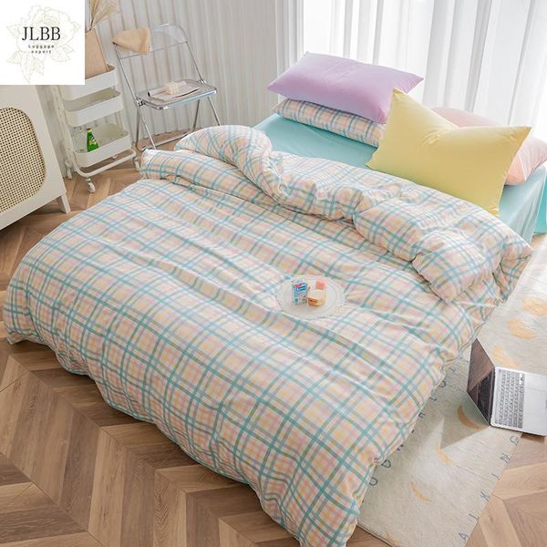 plaid bedding sets cute quilt cover pillowcase blue bed flat sheets modern duvet twin full single girls bedclothes
plaid bedding sets cute quilt cover pillowcase blue bed flat sheets modern duvet twin full single girls bedclothes