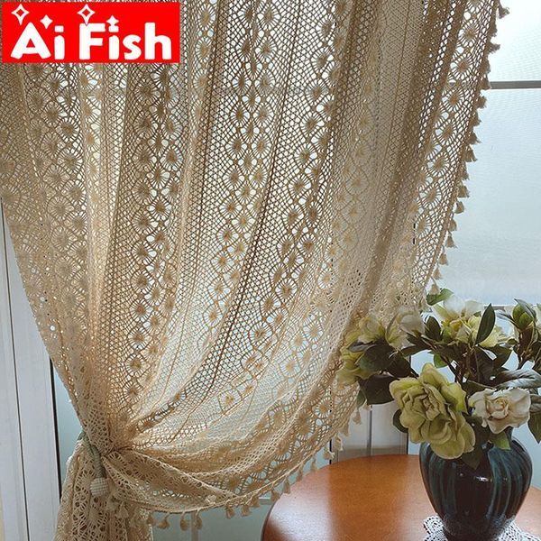 crochet hollowed out cotton and linen fabric tulle for living room curtains with tassels retro american country cortinas my249#4 curtain & d
crochet hollowed out cotton and linen fabric tulle for living room curtains with tassels retro american country cortinas my249#4 curtain & d