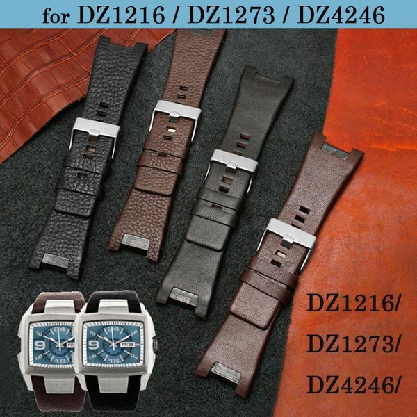 watch bands cowhide strap suitable for dz1216 dz1273 dz4246 dz4287 watchband notch male large bracelet 32mm black brown
watch bands cowhide strap suitable for dz1216 dz1273 dz4246 dz4287 watchband notch male large bracelet 32mm black brown