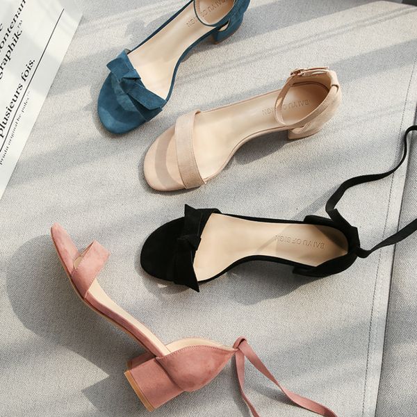 summer shoes women sandals girls female 4cm square middle heels ankle straps flock sandals heels 210520, Black
summer shoes women sandals girls female 4cm square middle heels ankle straps flock sandals heels 210520, Black