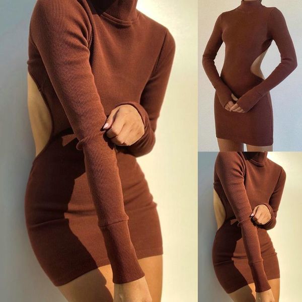casual dresses autumn winter turtleneck knitted dress woman bodycon 2021 backless long sleeve party mini for women d30, Black;gray
casual dresses autumn winter turtleneck knitted dress woman bodycon 2021 backless long sleeve party mini for women d30, Black;gray