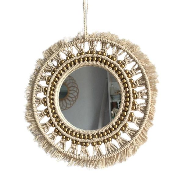 decorative objects & figurines macrame tapestry wall hanging round mirror handmade woven geometric bedroom living room art decorations
decorative objects & figurines macrame tapestry wall hanging round mirror handmade woven geometric bedroom living room art decorations