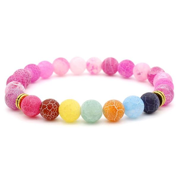 beaded, strands 7 colors imitation agate bracelet buddhist beaded seven pulse round yoga energy stone bracelets men women jewelry, Black
beaded, strands 7 colors imitation agate bracelet buddhist beaded seven pulse round yoga energy stone bracelets men women jewelry, Black