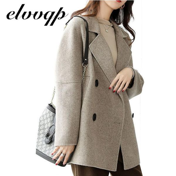 women's wool & blends blend coat women long sleeve double breasted turn-down collar outwear jacket casual winter elegant overco, Black
women's wool & blends blend coat women long sleeve double breasted turn-down collar outwear jacket casual winter elegant overco, Black