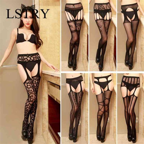 women lingerie stripe lace elastic stockings transparent black fishnet stocking thigh sheer tights embroidery pantyhose
women lingerie stripe lace elastic stockings transparent black fishnet stocking thigh sheer tights embroidery pantyhose