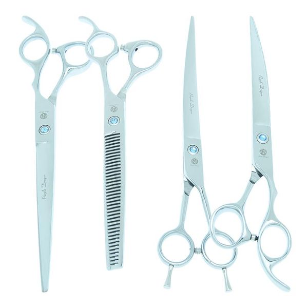 hair scissors purple dragon 8" professional pets for dog grooming curved cutting tijeras thinning shears animals trimmers b0042b
hair scissors purple dragon 8" professional pets for dog grooming curved cutting tijeras thinning shears animals trimmers b0042b