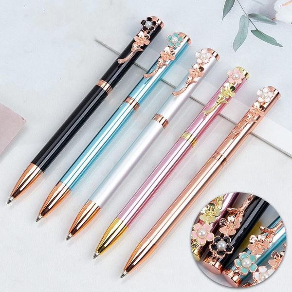 ballpoint pens ellen brook 1 pcs pearl flower wedding metal copper pen office school supplies stationery rose gold gift, Blue;orange
ballpoint pens ellen brook 1 pcs pearl flower wedding metal copper pen office school supplies stationery rose gold gift, Blue;orange