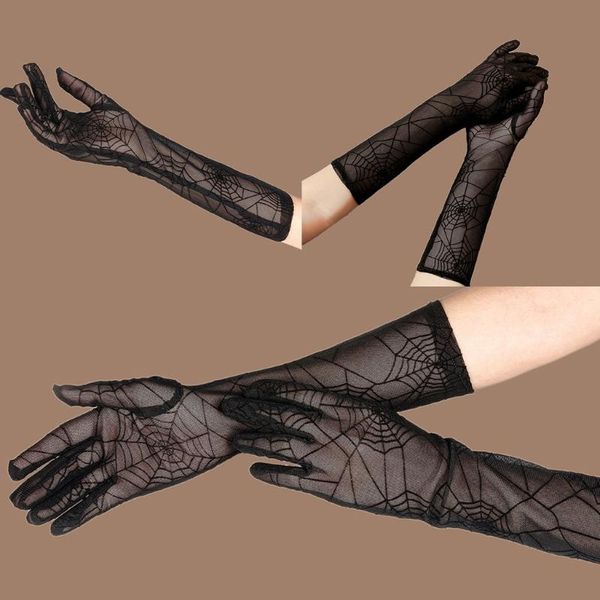 five fingers gloves k3nf uv protection mesh lace arm cover tattoo up sleeves spider web outdoor sports full finger glove for summer, Blue;gray
five fingers gloves k3nf uv protection mesh lace arm cover tattoo up sleeves spider web outdoor sports full finger glove for summer, Blue;gray