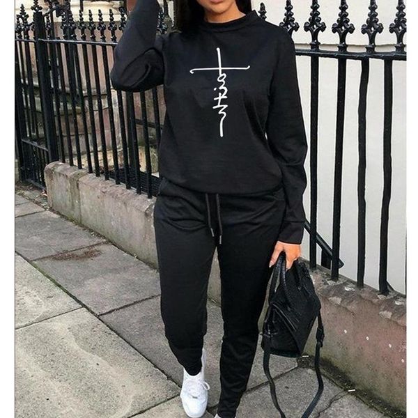 women's two piece pants wepbel outfits tracksuits o-neck printed casual sweatshirt women loose sports sets 2, White
women's two piece pants wepbel outfits tracksuits o-neck printed casual sweatshirt women loose sports sets 2, White