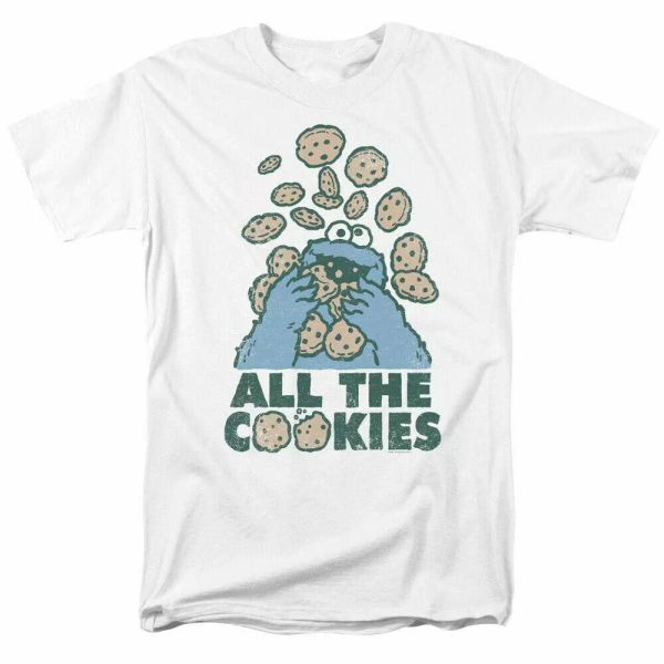 sesame street all the cookies t shirt mens licensed classic tv monster white, White;black
sesame street all the cookies t shirt mens licensed classic tv monster white, White;black