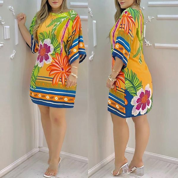 casual dresses bohemian beach party womens summer floral print loose fashion short sleeve dress vestidos, Black;gray
casual dresses bohemian beach party womens summer floral print loose fashion short sleeve dress vestidos, Black;gray
