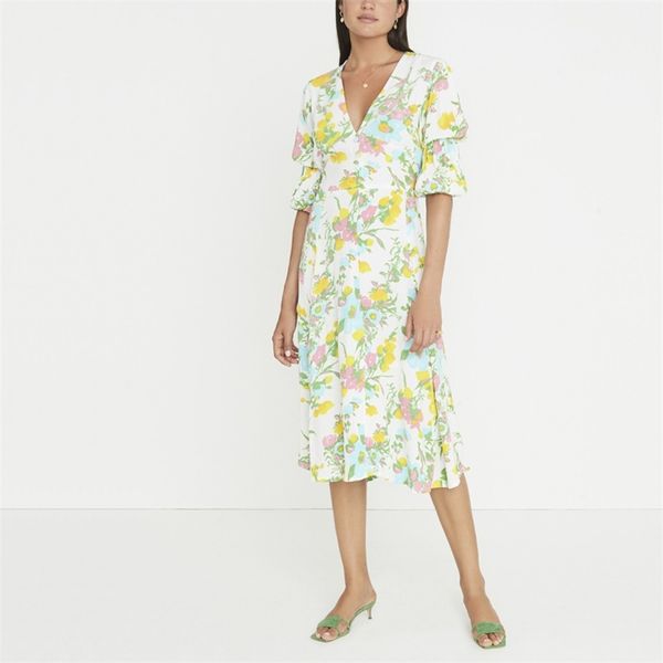 summer women's dress casual flower printed belt decoration v-neck short-sleeved vestidos 210430, Black;gray
summer women's dress casual flower printed belt decoration v-neck short-sleeved vestidos 210430, Black;gray