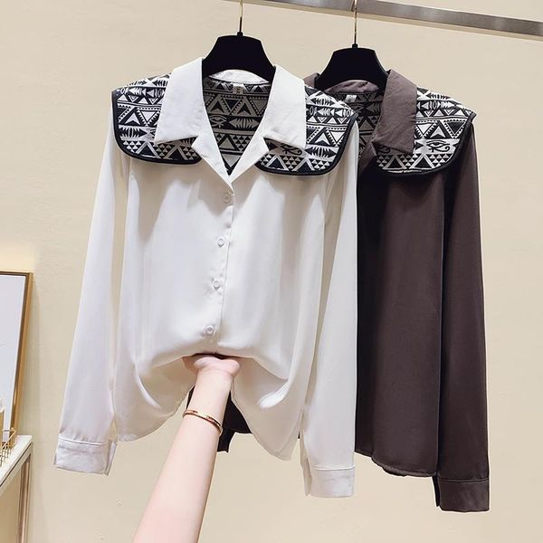 fall 2021 high-end temperament ladies shirts female design sense niche chiffon shirt japanese long-sleeved gxgx1424 women's blouses, White
fall 2021 high-end temperament ladies shirts female design sense niche chiffon shirt japanese long-sleeved gxgx1424 women's blouses, White