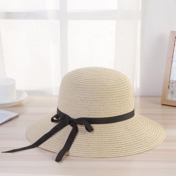 wide brim hats summer women straw hat big band bowknot solid khaki navy black casual outdoor sun protection beach bucket, Blue;gray
wide brim hats summer women straw hat big band bowknot solid khaki navy black casual outdoor sun protection beach bucket, Blue;gray