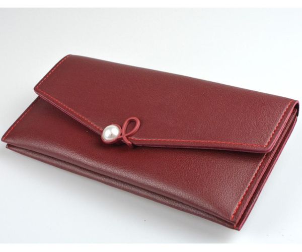 wallets women long wallet with pearl decoration leather purse 5 color by lamaxza id holder bags, Red;black
wallets women long wallet with pearl decoration leather purse 5 color by lamaxza id holder bags, Red;black