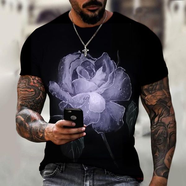 men's t-shirts the latest 3d floral print t-shirt fashion short-sleeved casual breathable streetwear cool round neck top, White;black
men's t-shirts the latest 3d floral print t-shirt fashion short-sleeved casual breathable streetwear cool round neck top, White;black