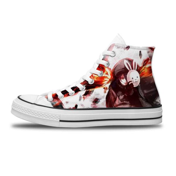 tokyo ghoul diy japanese anime cartoon printed sport non-slip leisure shoes for man men trend sports shoes 
tokyo ghoul diy japanese anime cartoon printed sport non-slip leisure shoes for man men trend sports shoes