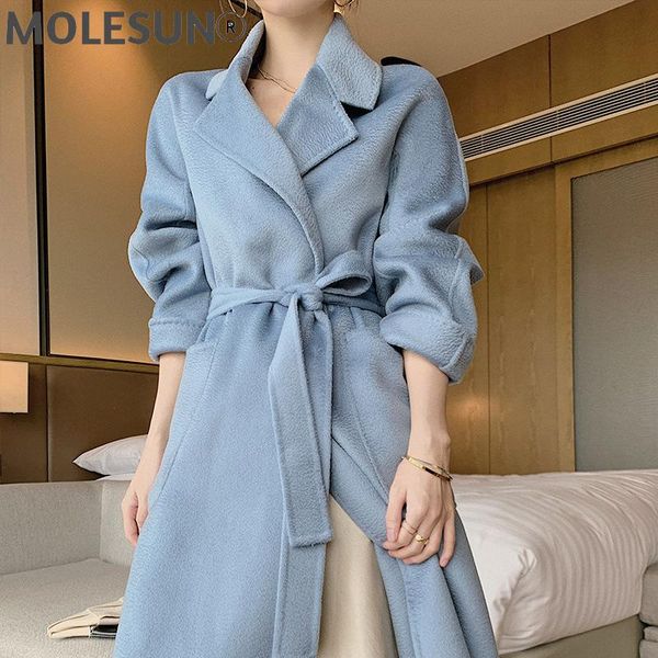 women's wool & blends solid long water ripple double sided 100% coat women 2021 loose turn-down collar winter jacket korean modis casac, Black
women's wool & blends solid long water ripple double sided 100% coat women 2021 loose turn-down collar winter jacket korean modis casac, Black