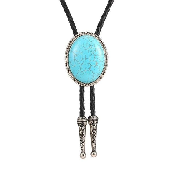 neck ties kdg western cowboy zinc alloy point natural stone pendant necklace simple wild leather cord, Blue;purple
neck ties kdg western cowboy zinc alloy point natural stone pendant necklace simple wild leather cord, Blue;purple