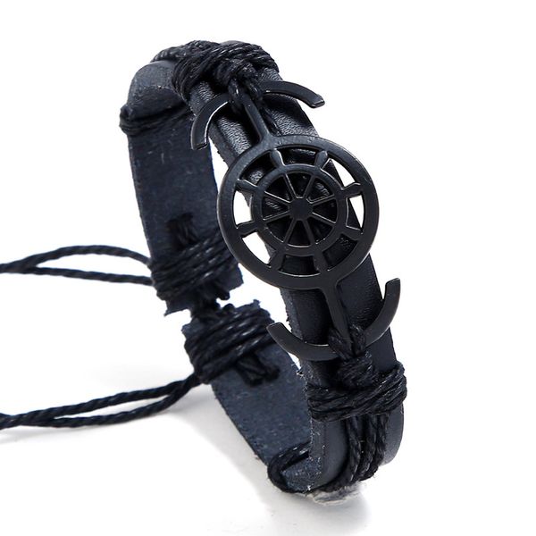 hxmeng vintage braided rope leather bracelet rock style male and female wrist accessories gifts trendy jewelry bangles bracelets, Golden;silver
hxmeng vintage braided rope leather bracelet rock style male and female wrist accessories gifts trendy jewelry bangles bracelets, Golden;silver