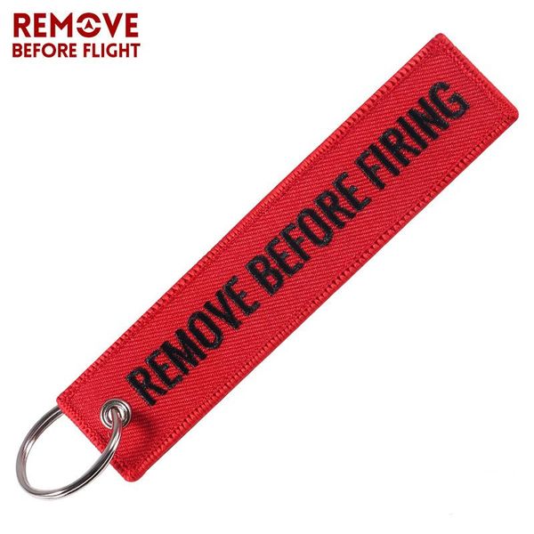 keychains 1 pc remove before firing key chain red embroidery tag label fobs oem keychain jewelry motorcycle keyrings chaveiro, Silver
keychains 1 pc remove before firing key chain red embroidery tag label fobs oem keychain jewelry motorcycle keyrings chaveiro, Silver