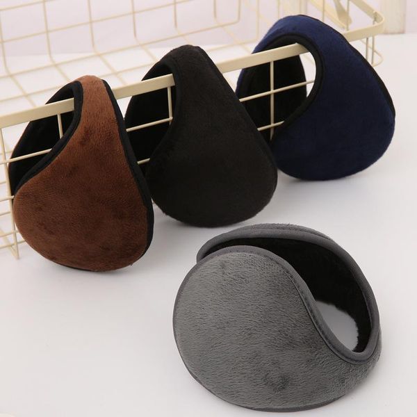 berets winter thermal earmuffs solid color keep warm back-wear outdoor riding cold apparel accessories, Blue;gray
berets winter thermal earmuffs solid color keep warm back-wear outdoor riding cold apparel accessories, Blue;gray