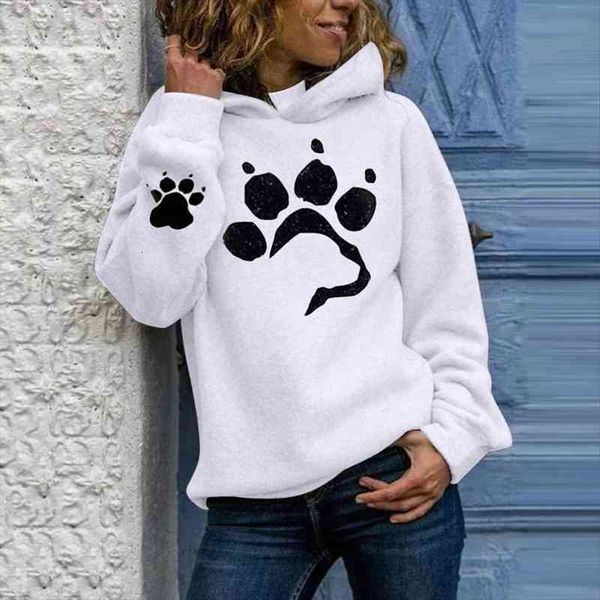 dog paw print womens hoodies lightweight long sleeve casual pullover hooded autumn winter women sweatshirt harajuku casual, Black
dog paw print womens hoodies lightweight long sleeve casual pullover hooded autumn winter women sweatshirt harajuku casual, Black