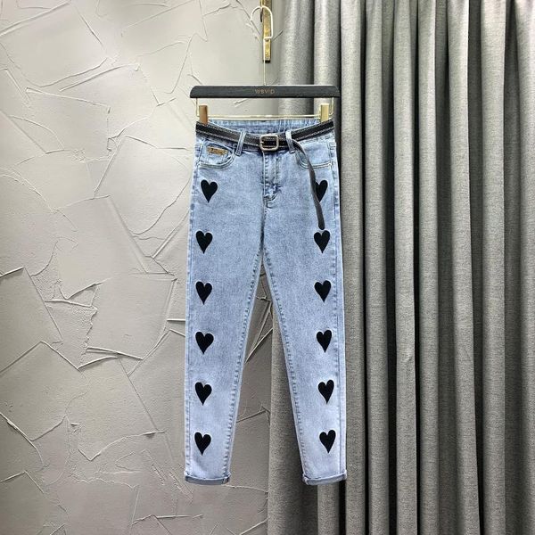 high waist jeans women fashion love embroidery autumn womens loose washed casual quality denim pencil pants women's, Blue
high waist jeans women fashion love embroidery autumn womens loose washed casual quality denim pencil pants women's, Blue