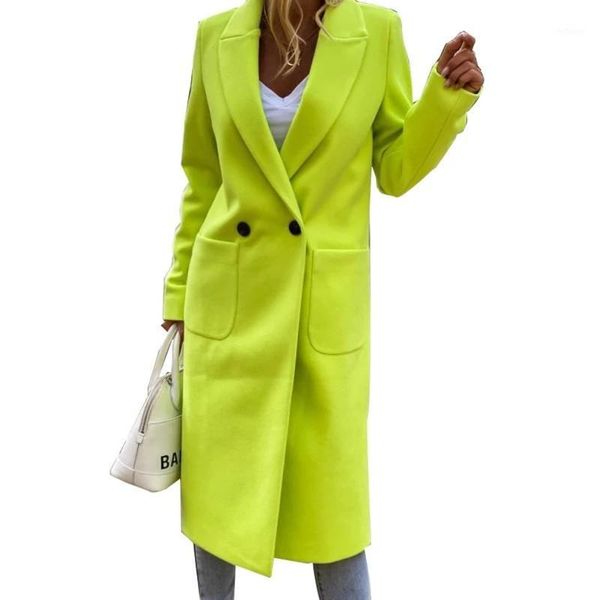 women's wool & blends autumn winter long sleeves tailored collar coat women solid color double-breasted coats loose slim overcoat outwe, Black
women's wool & blends autumn winter long sleeves tailored collar coat women solid color double-breasted coats loose slim overcoat outwe, Black