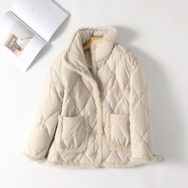 women's down & parkas 2021 autumn winter jacket women stitching white duck coat female long-sleeved elegant puffer jackets, Black
women's down & parkas 2021 autumn winter jacket women stitching white duck coat female long-sleeved elegant puffer jackets, Black