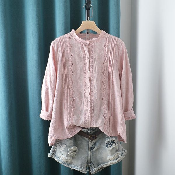 women's blouses & shirts lamtrip satnd collar ruffles pleated flowers embroidery cotton long sleeve shirt blouse women 2021 summer, White
women's blouses & shirts lamtrip satnd collar ruffles pleated flowers embroidery cotton long sleeve shirt blouse women 2021 summer, White