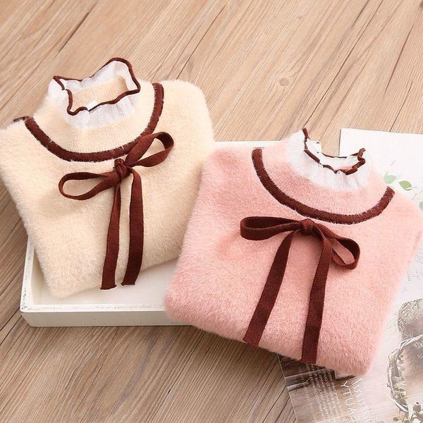 pullover teeny girl winter clothes 2021 children turtleneck bow cute sweater kids fashion flare sleeve knitted 4-16 year, Blue
pullover teeny girl winter clothes 2021 children turtleneck bow cute sweater kids fashion flare sleeve knitted 4-16 year, Blue