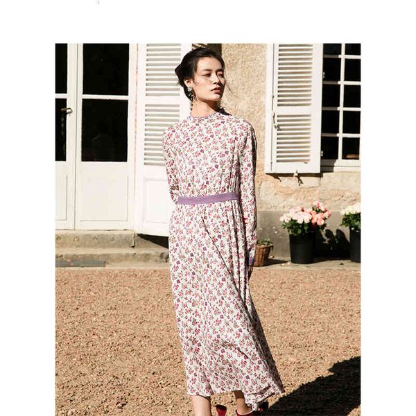 dress spring autumn holiday retro style flower pattern stand collar women a line dress i4c7, Black;gray
dress spring autumn holiday retro style flower pattern stand collar women a line dress i4c7, Black;gray