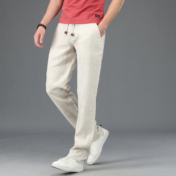 men's pants 2021 men summer fashion japan style solid color minimalism casual pant male pure linen large size leisure trousers, Black
men's pants 2021 men summer fashion japan style solid color minimalism casual pant male pure linen large size leisure trousers, Black