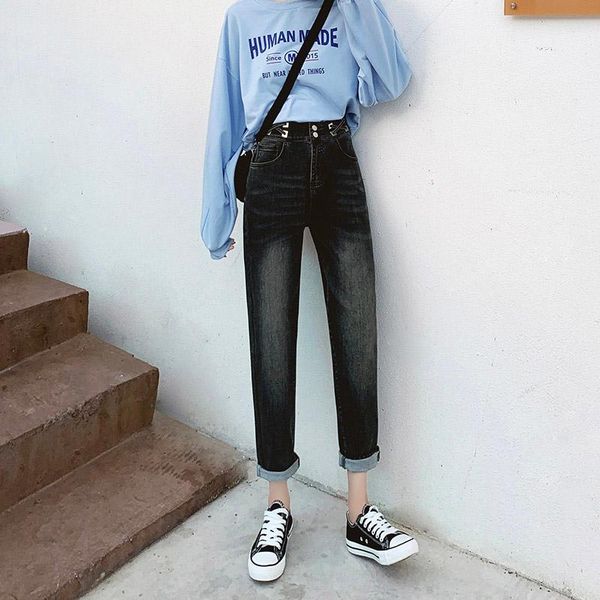 women's jeans high waist mom women baggy jean tow buttons straight cotton loose stretch vintage denim pants overall femme y2k trend, Blue
women's jeans high waist mom women baggy jean tow buttons straight cotton loose stretch vintage denim pants overall femme y2k trend, Blue
