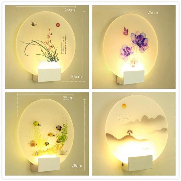 modern led wall lamp acrylic flower fish creative living room bedroom loft aisle light for home decorations
modern led wall lamp acrylic flower fish creative living room bedroom loft aisle light for home decorations