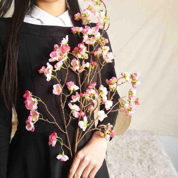artificial cherry peach blossom fake silk flower home wedding party floral decor nordic plum simulation decorative flowers & wreaths
artificial cherry peach blossom fake silk flower home wedding party floral decor nordic plum simulation decorative flowers & wreaths